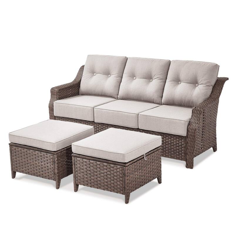Outdoor Wicker Rattan Sofa Set for Garden