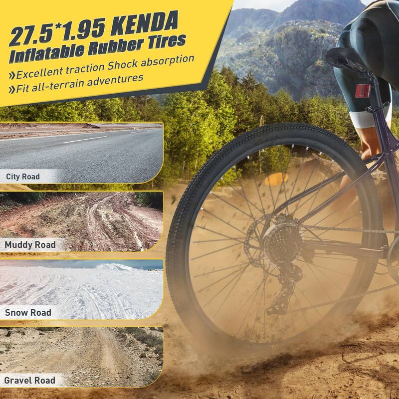 27.5 Inch Wheels 21 Speed Mountain Bike