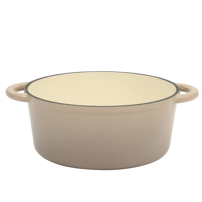 Gibson Home Enameled Cast Iron Dutch Oven Pot with Lid