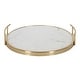 preview thumbnail 39 of 44, Kate and Laurel Marbury Round Metal Tray