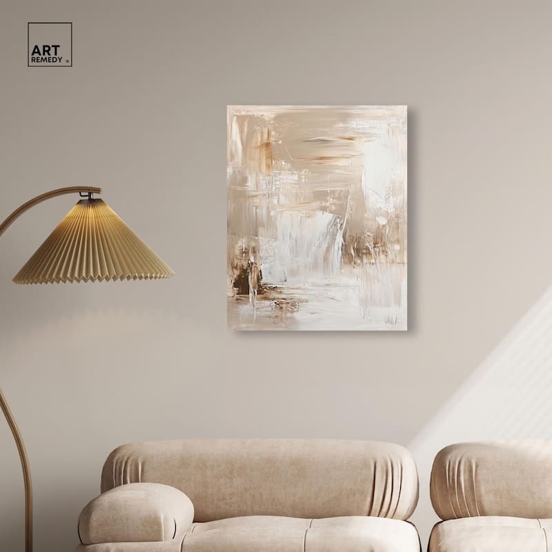 Latte Layers II Canvas by Art Remedy, Gallery Wrapped