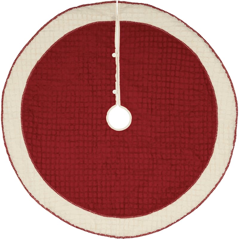 Chenille Christmas Tree Skirt