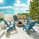 preview thumbnail 25 of 49, WINSOON HIPS Oversized Adirondack Chair with Cup-Holder