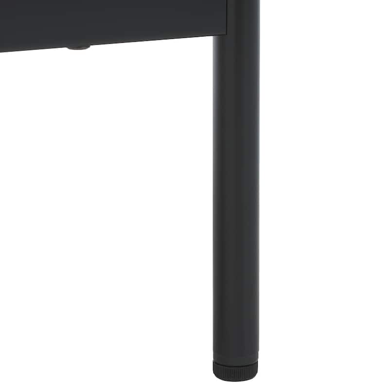 SAFAVIEH Enid 4-Door Media Stand Fits up to 65" Flatscreen TV - 60Wx15Dx23H