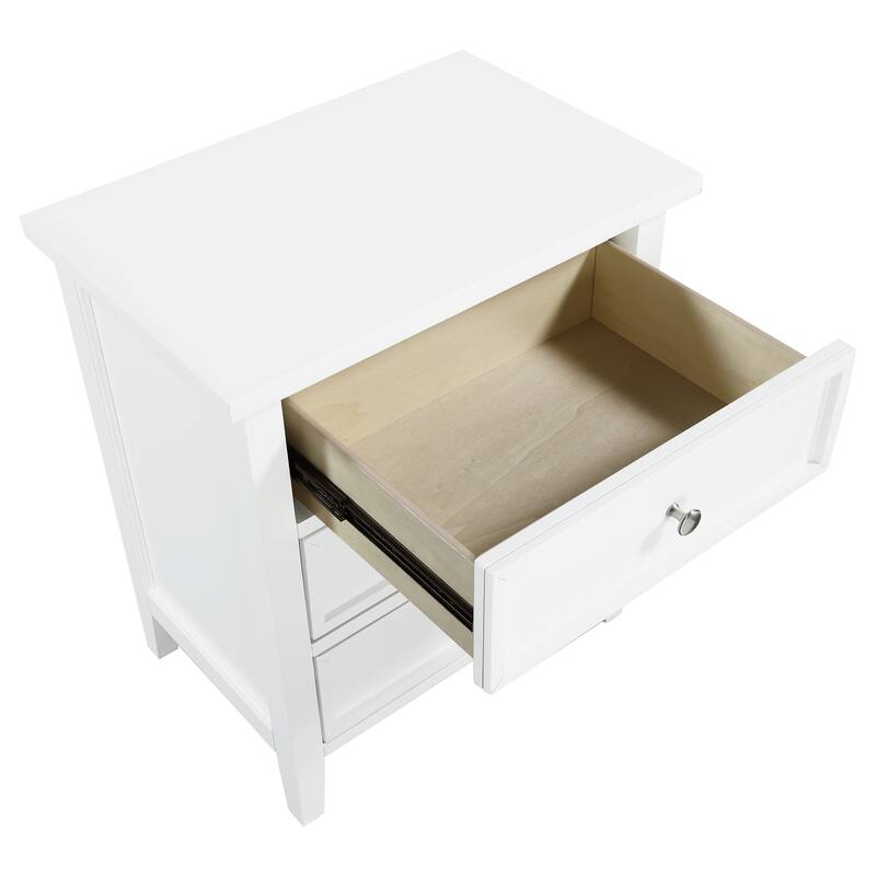 Luca 3-drawer Nightstand, Bedroom Furniture