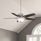 preview thumbnail 1 of 19, Hunter 52" Newsome Ceiling Fan with LED Bowl Light Kit and Pull Chain Brushed Nickel