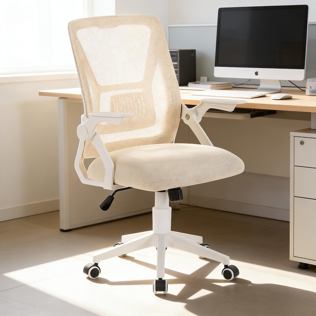 Javlergo Office Mesh Chair Computer Chair with Armrests and Lumbar Support Desk Chair