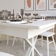 preview thumbnail 14 of 22, 7' x 40" Rectangular Antique Rustic Solid Pine Folding Dining Table