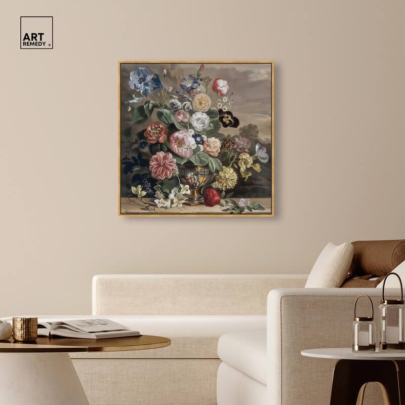 Classical Dream Vase II Canvas by Art Remedy
