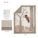 preview thumbnail 8 of 8, Lambs & Ivy Treetop Fox Woodland Tree Nursery 3-Piece Baby Crib Bedding Set