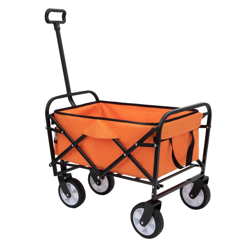 Minimeetall Extension Collapsible Wagon Cart with Expandable Storage