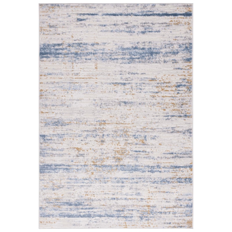 SAFAVIEH Palma Elberta Modern Abstract Rug - 4' x 6' - Beige/Light Blue