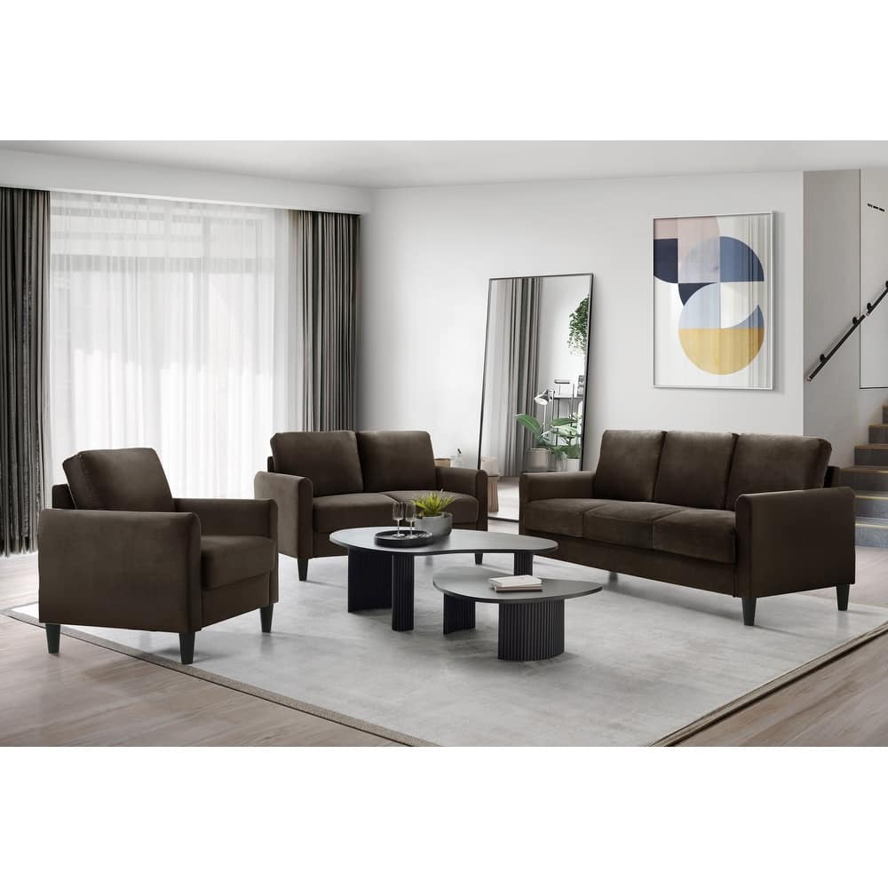 Clayfell Airell Velvet Arm Chair/ Loveseat/ Sofa