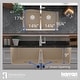 preview thumbnail 64 of 64, Karran Undermount Quartz 33 in. 50/50 Double Bowl Kitchen Sink Kit
