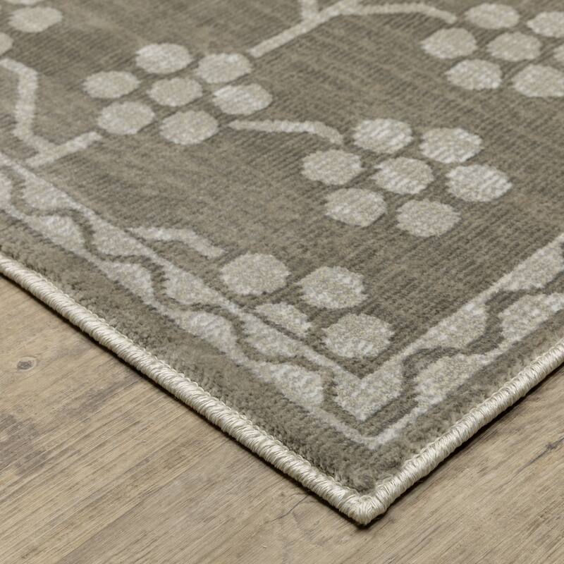Style Haven Ingram Two-Tone Oriental Grey/ Light Grey Area Rug
