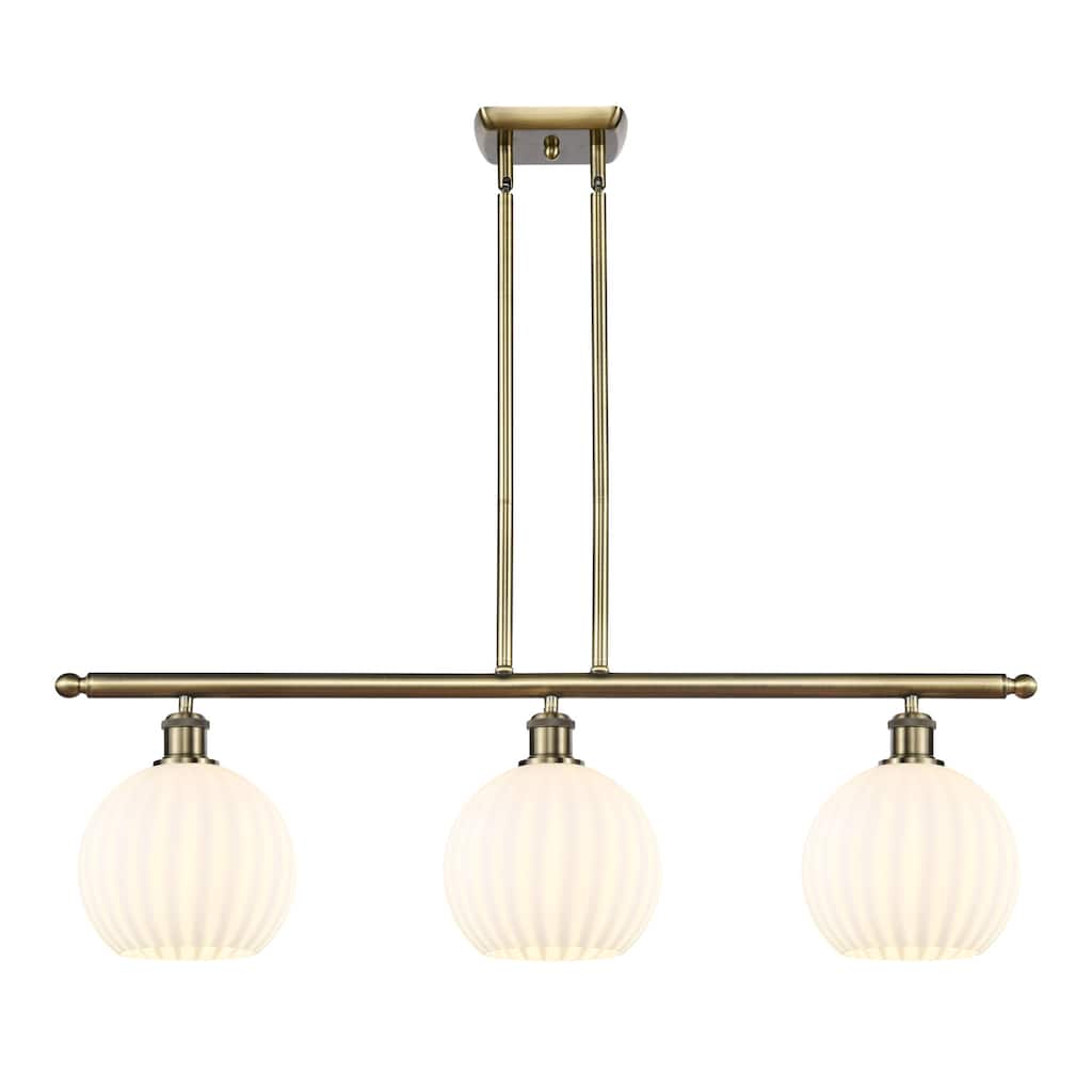 Innovations Lighting 516-3I-11-36-White Venetian-Indoor Pendant Large