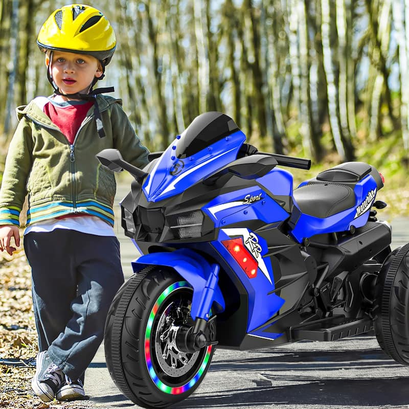 12V Kids Ride on Motorcycle, Electric Kids Motorcycle, Battery Powered Motorcycle for 3-6 Years Old