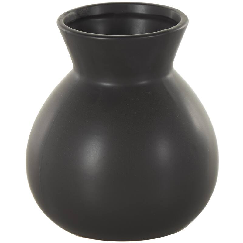 Black or White Ceramic Minimalistic Decorative Vase