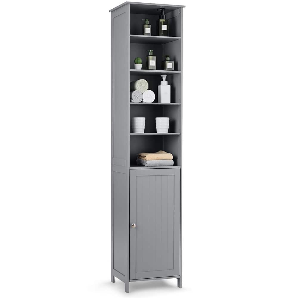 Costway 72''H Bathroom Tall Floor Storage Cabinet Shelving Display - See Description