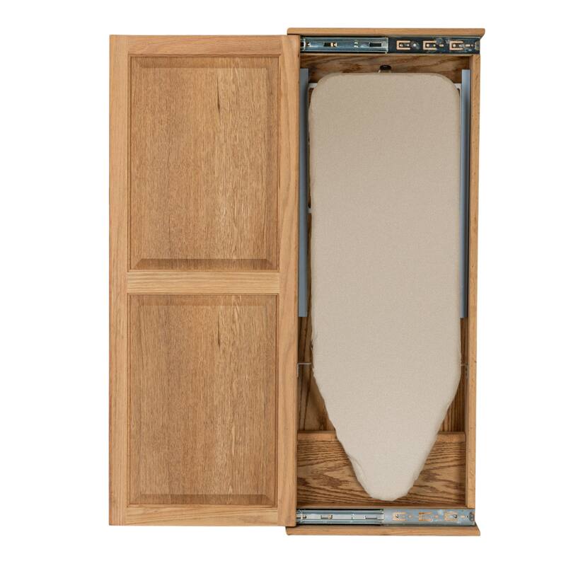 Household Essentials Wall Ironing Board Cabinet with Pad and Cover - 48.8"L x 18.7"W x 5.5"H