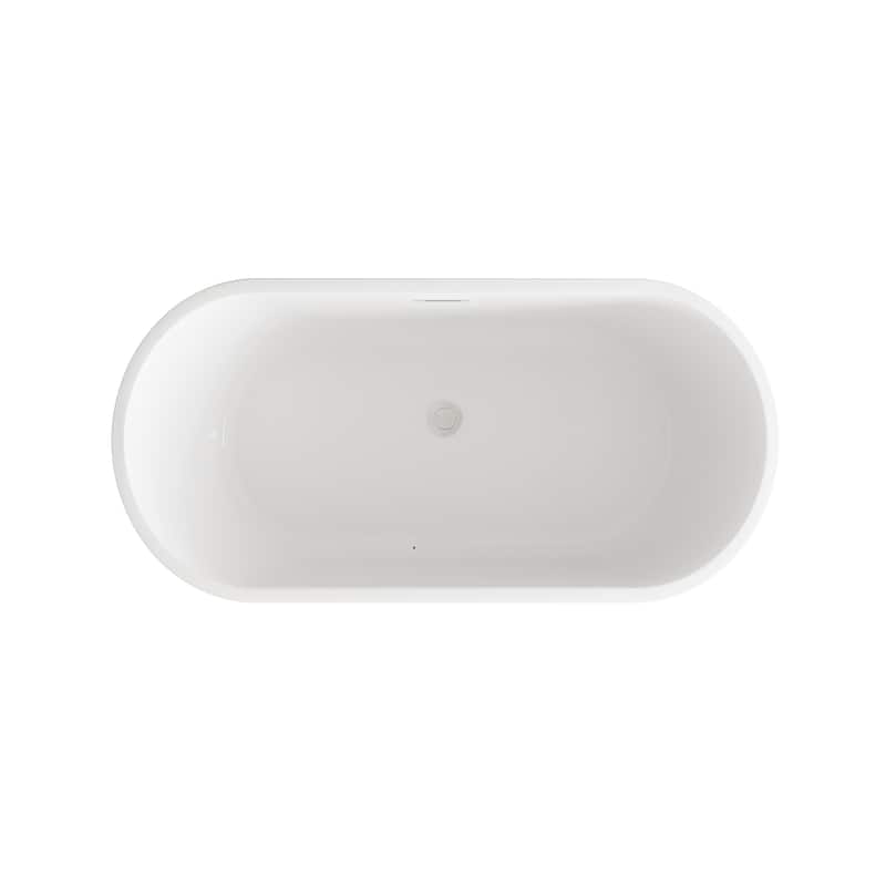 Odell Soaking Bathtub in Glossy White