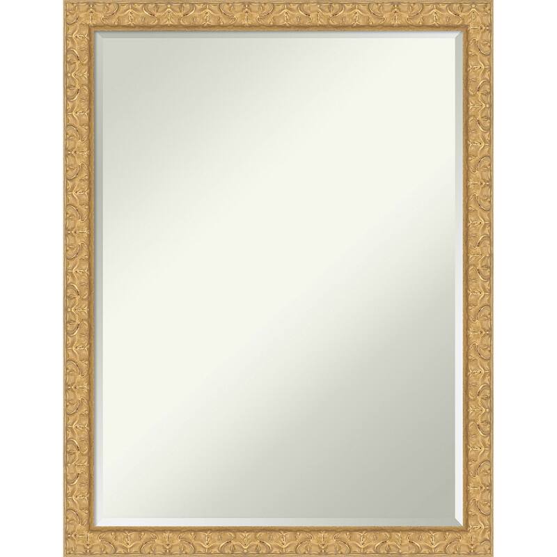 Lila Half-Inch-Bevel Wood Framed Bathroom Vanity Wall Mirror