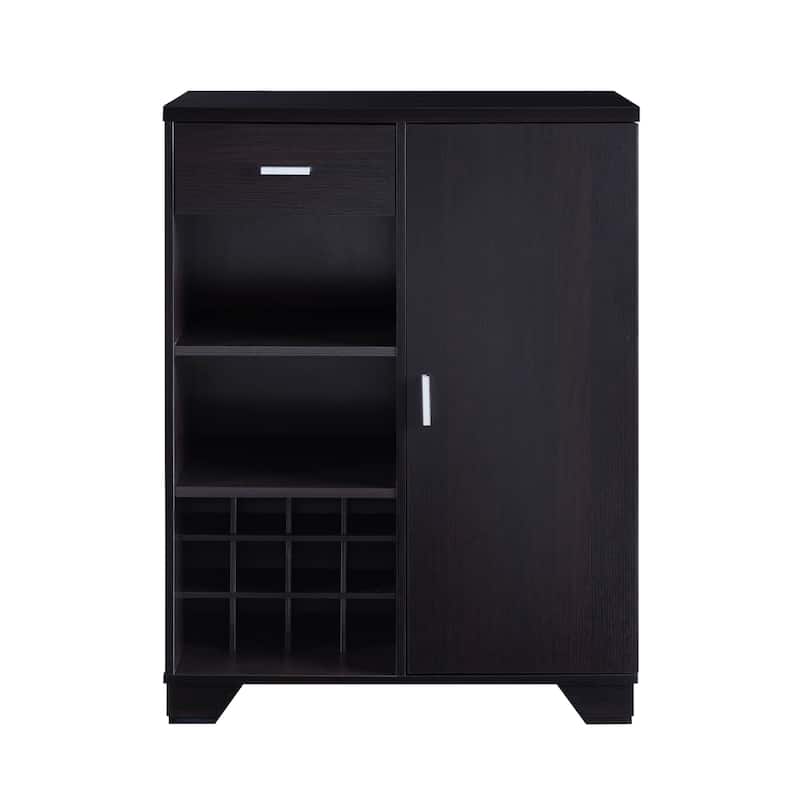 Valentino Contemporary Multi-Storage Bar Cabinet by Furniture of America