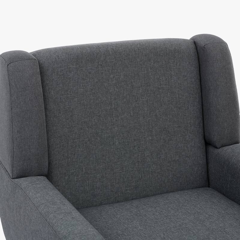 Upholstered Armchair with Wide Back Accent Chair