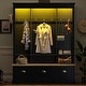 preview thumbnail 3 of 34, Elegant Hall Tree with APP Controlled LED Light and Roman Column Design - 59" W × 15.7" D × 75.2" H