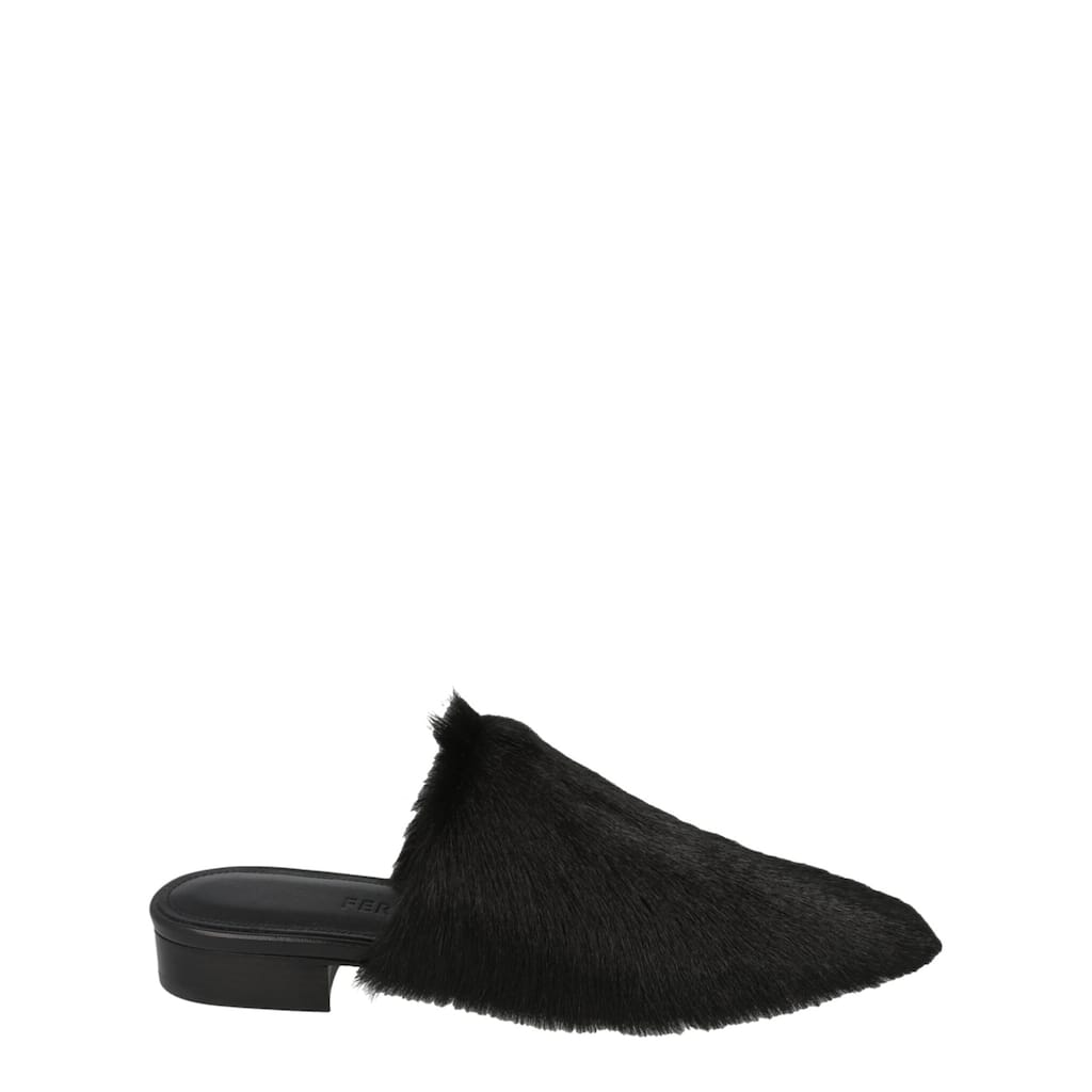 Ferragamo Selestina Fur Mules