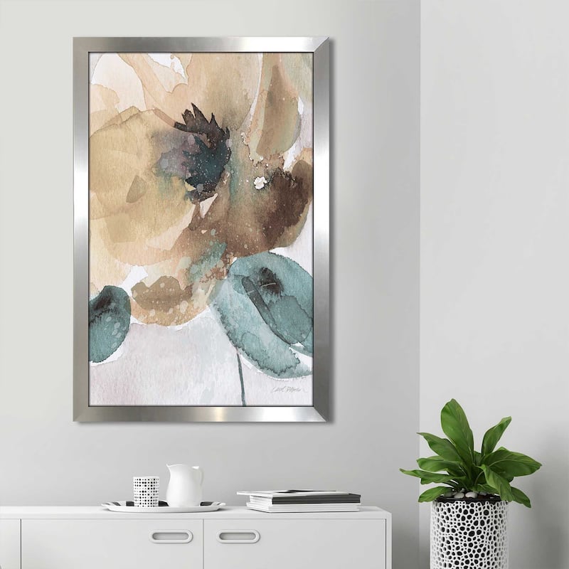 "Watercolor Poppy II" by Carol Robinson Print on Acrylic