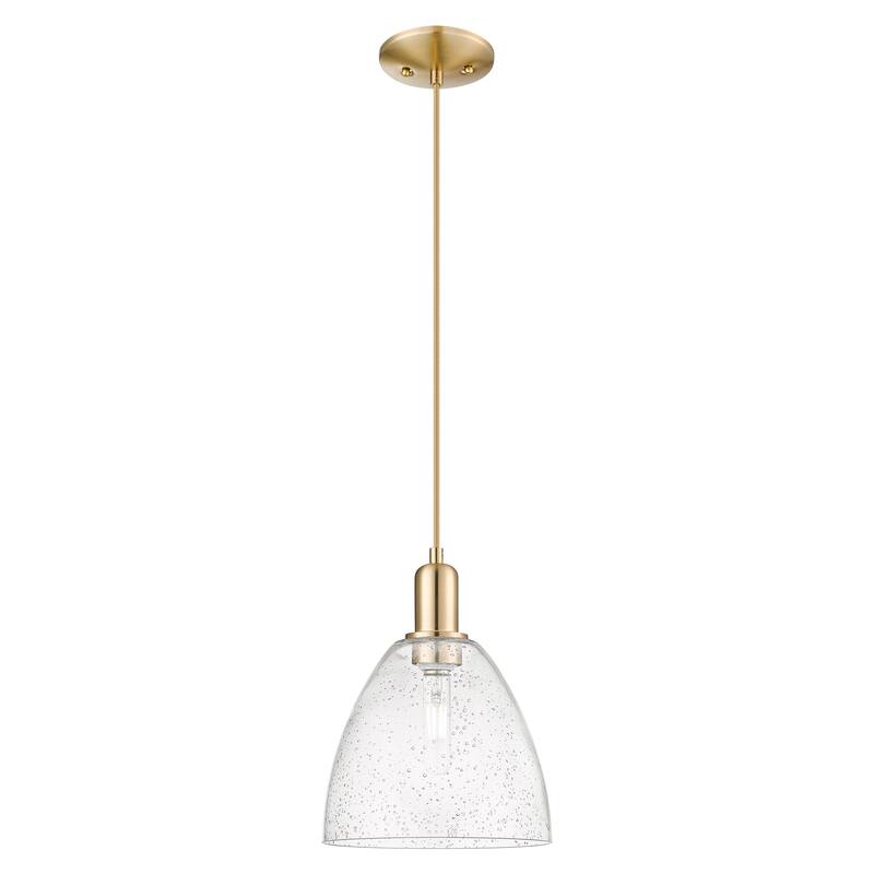 Innovations Lighting Endless Possibilities Arcadia - Bristol - 1 Light 9" Cord Hung Mini Pendant - Champagne Bronze/Seedy