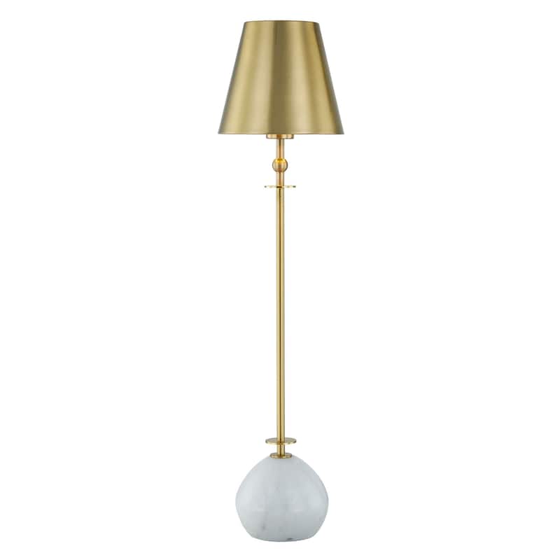 Liberty 32" Buffet Lamp with Metal Shade, Marble