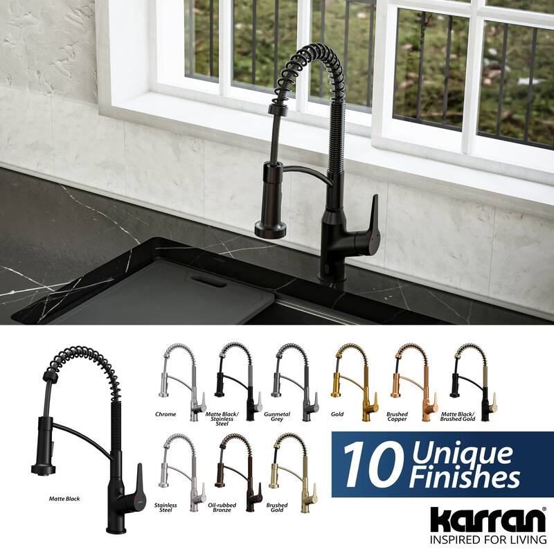Karran Scottsdale Touchless Single-Handle Pull-Down Sprayer Kitchen Faucet
