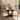 43.3" Round Dining Table for 4, Farmhouse Kitchen Table with Cross Pedestal Base
