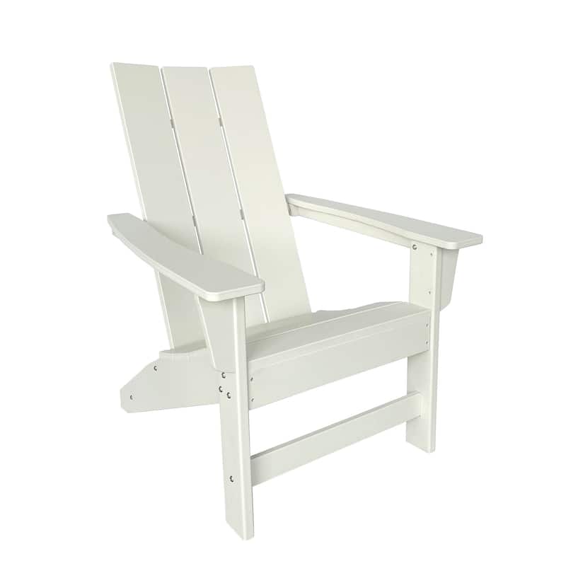 Laguna Modern All Weather Outdoor Poly Chair - White