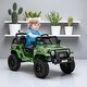 preview thumbnail 10 of 14, 12V Kids Ride-On Truck with Remote Control, Dual Motors, 3-Speed, Suspension Wheels, LED Lights, Music & Horn, Ages 3-6