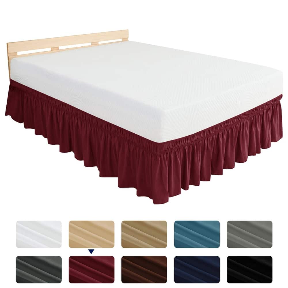 Subrtex Easy Fit 16-inch Drop Bed Skirts