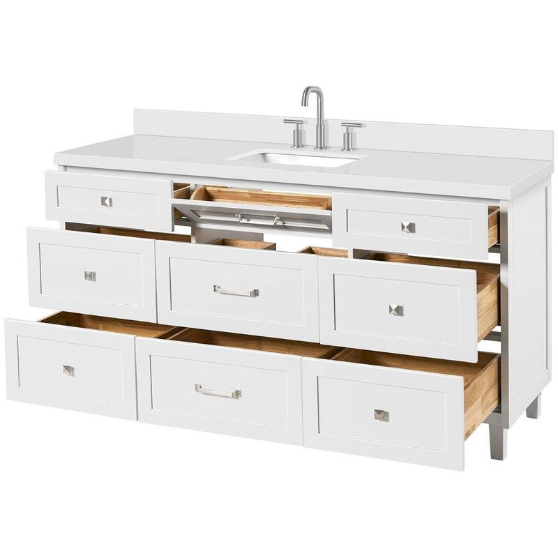 Ariel B67WQRVO Monroe 67" Free Standing Single Basin Vanity Set with