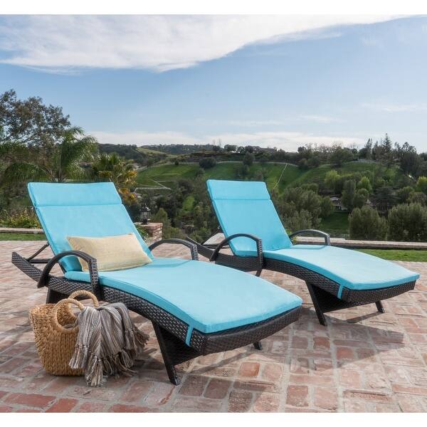 Vilano Outdoor Cushioned Lounge Chair Set Of 2 By Havenside Home Overstock 21258248