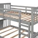 preview thumbnail 12 of 24, Low Bunk Design Twin over Twin Bunk Bed with Ladder