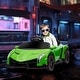 preview thumbnail 18 of 23, Aosom Lamborghini Veneno Licensed Kids Electric Car with Bluetooth, 12V Ride on Car with Butterfly Doors Green