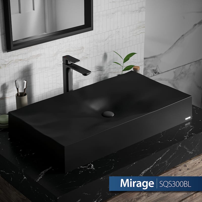 Karran Mirage Quartz 32 inch Bathroom Vessel Sink