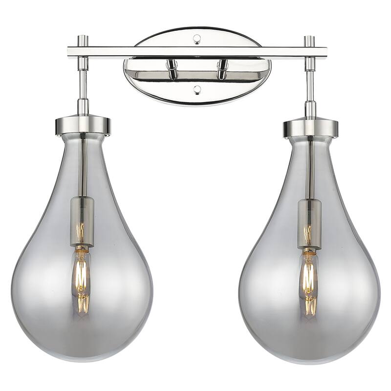 Innovations Lighting 451-2W-G451-7SM Owego 2 Light 18" Wide Vanity - Polished Nickel