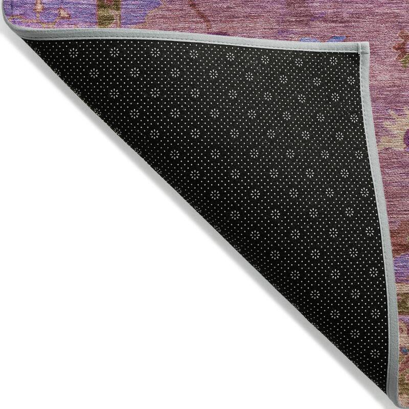 Machine Washable Indoor/ Outdoor Traditional Boho Chantille Rug