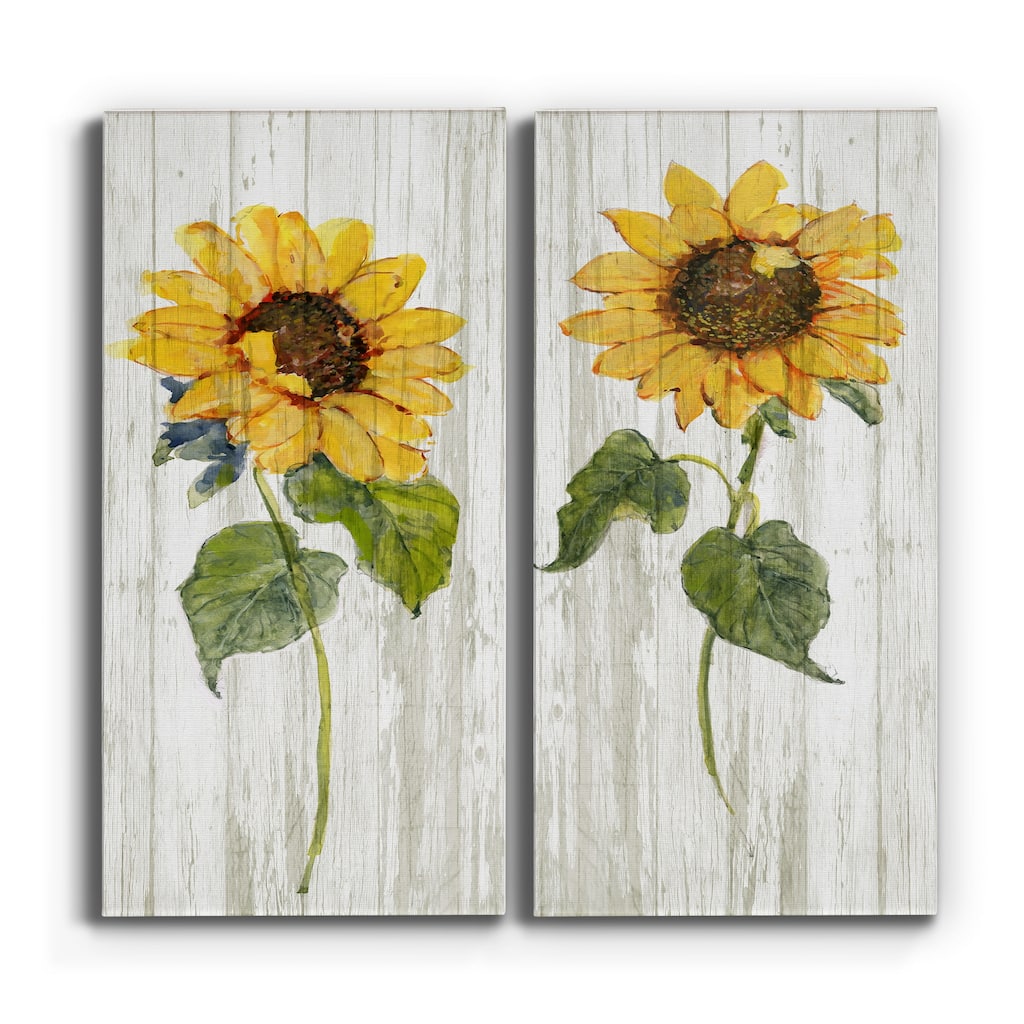 Sunflower in Autumn I- Premium Gallery Wrapped Canvas - Ready to Hang