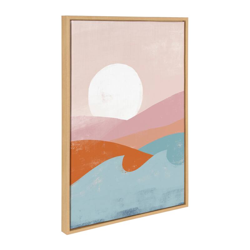 Kate and Laurel Sylvie Summer Framed Canvas by Kate Aurelia Holloway