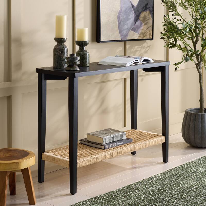 SAFAVIEH Home Chasu 1-Shelf Console Table - 40"W x 15"D x 31"H