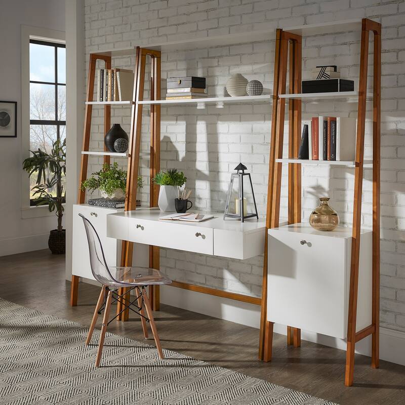 Lyvia 46" Wide Leaning/Ladder Desk by iNSPIRE Q Modern