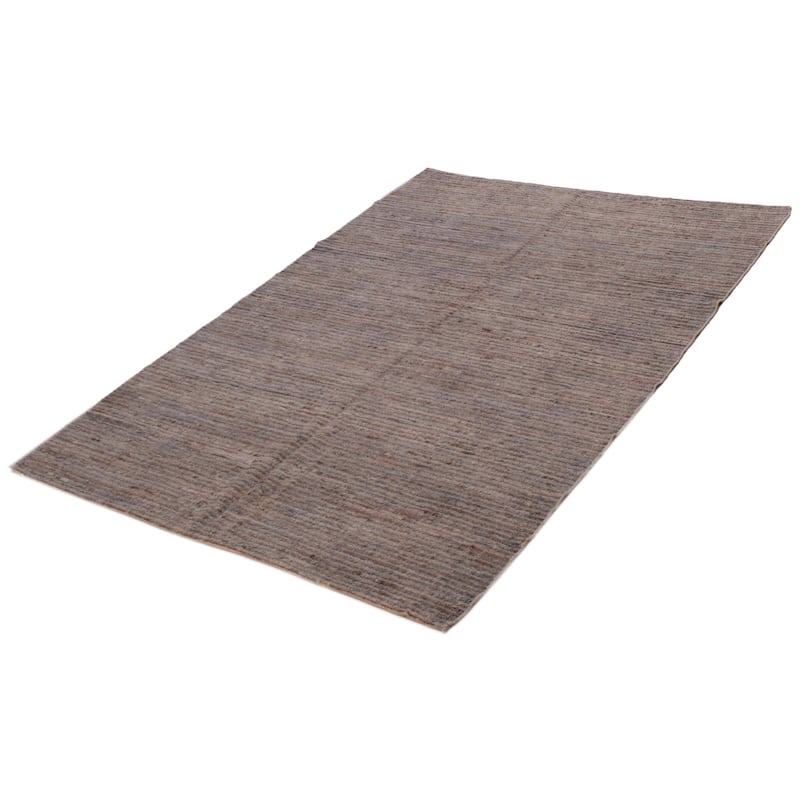 ECARPETGALLERY Hand-knotted Peshawar Ziegler Light Grey Wool Rug - 5'11 x 8'6